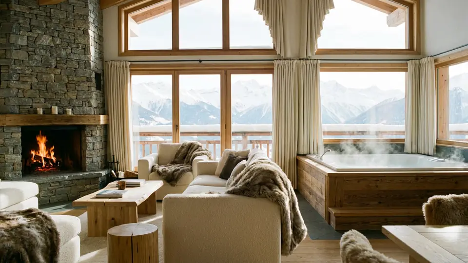 Fireplace and jacuzzi suites
