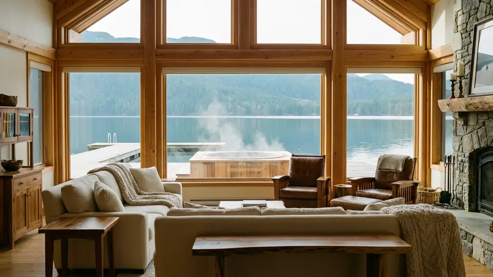 Outdoor private hot tub hotels